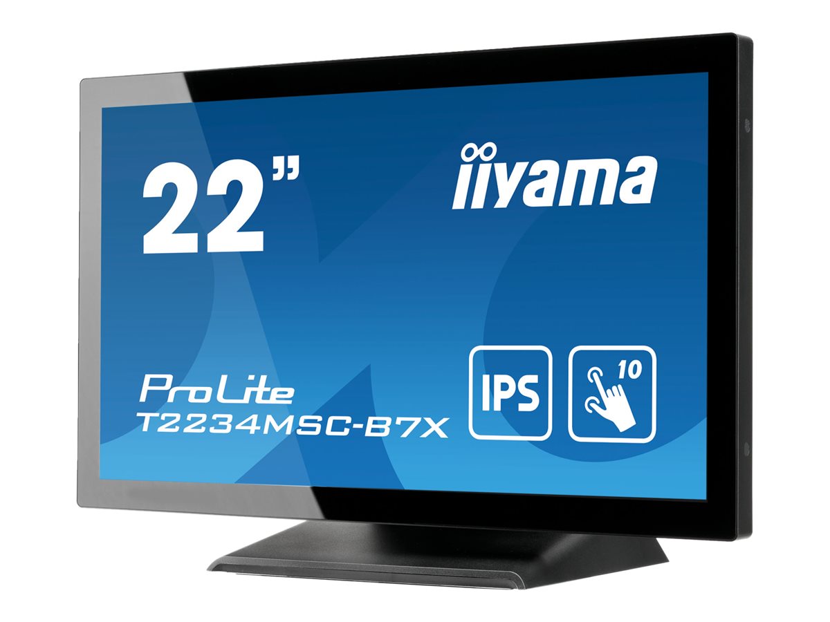 iiyama ProLite T2234MSC-B7X - LED-Monitor - 55.9 cm (22") (21.5" sichtbar) - Touchscreen - 1920 x 1080 Full HD (1080p) @ 60 Hz - IPS