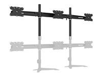 Multibrackets M VESA Desktopmount Triple Stand Expansion Kit Komponenter til montering 3 LCD skærme 24'-32'