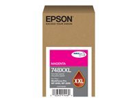 Epson 748XXL - Extra High Capacity - magenta - original - ink cartridge - for WorkForce Pro WF-6090, WF-6590, WF-8090, WF-8090 D3TWC, WF-8590, WF-8590 D3TWFC