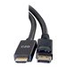 C2G 3ft DisplayPort to HDMI Cable