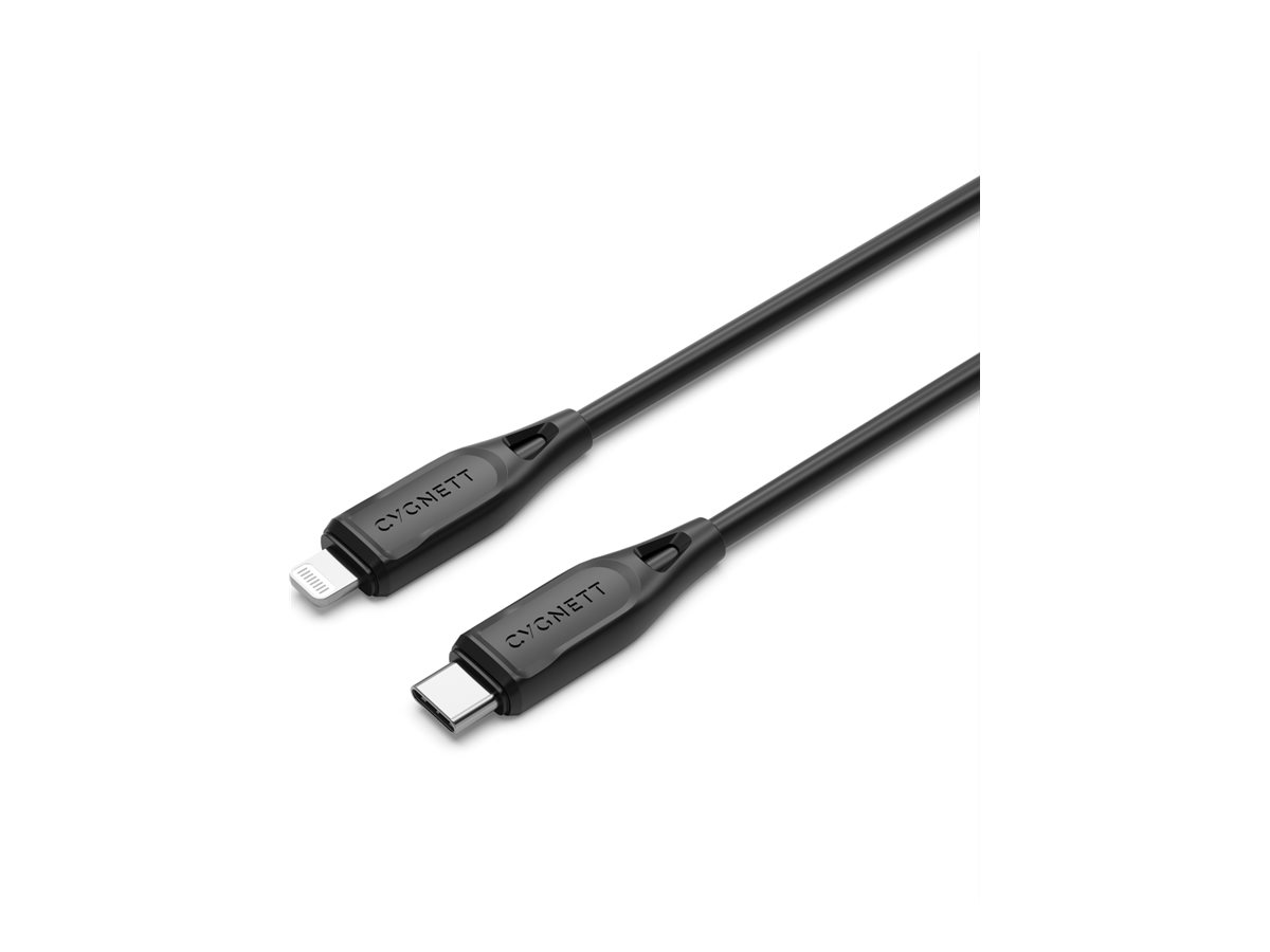 Cygnett Essentials Gen 2 Lightning cable 1 Product shot Right-angle 79850