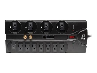 Tripp Lite Surge Protector 120V 12 Outlet RJ11 RJ45 Coax 8' Crd 2880 Joule