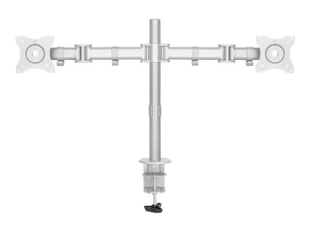 NEOMOUNTS Flat Desk Mount 2 screens Silv