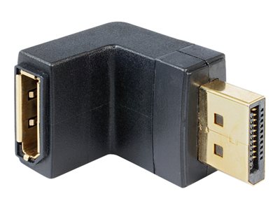 DELOCK Displayport Adapter DP -> DP St/Bu 90° unten - 65382