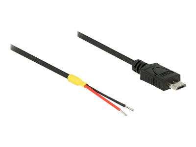 DELOCK USB Mikro-B St -> 2x offene Kabelenden Strom 0.2m - 85541