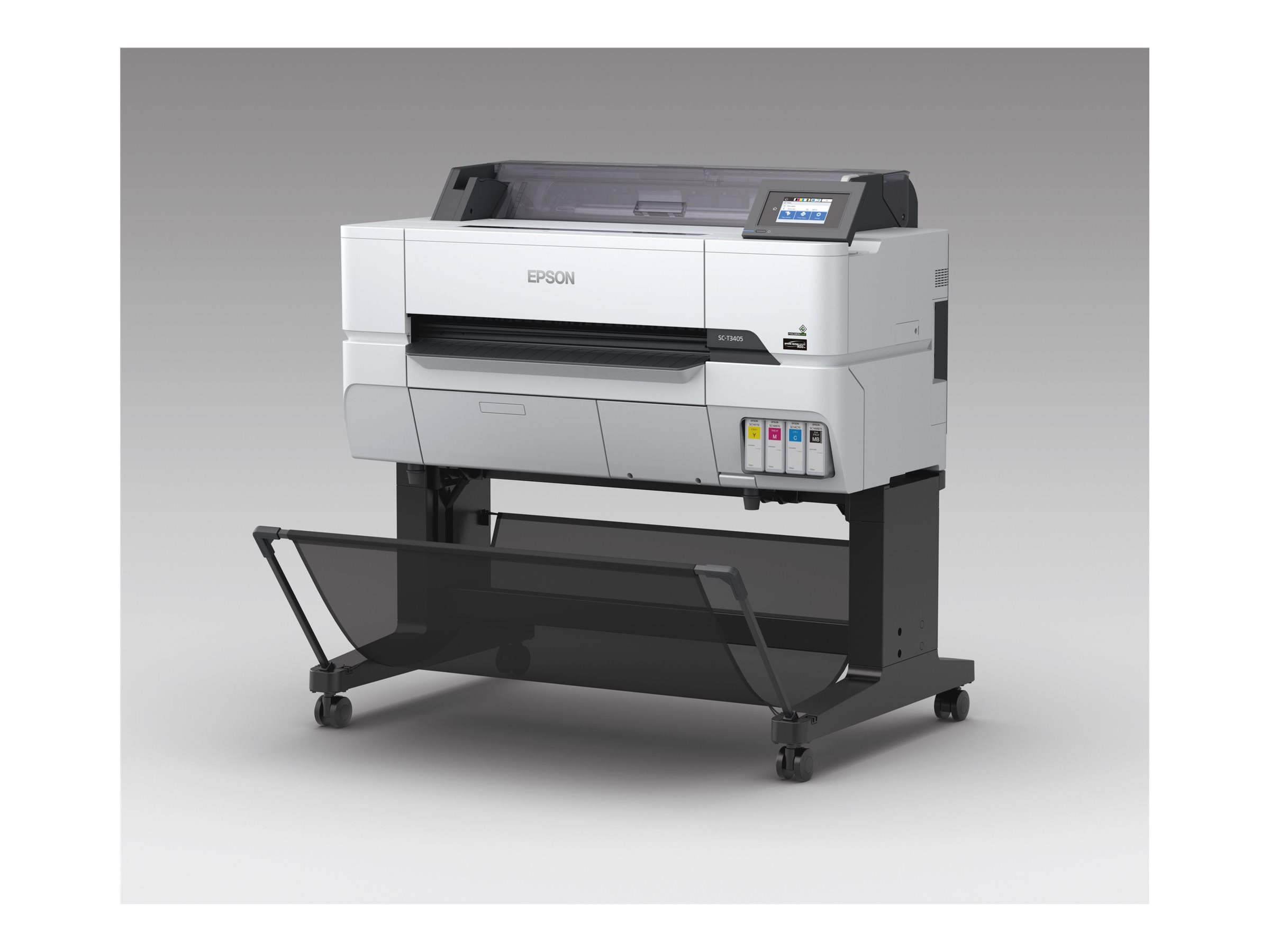An image of Epson SureColor SC-T3405 - with Stand - large-format printer - colour - ink-jet
