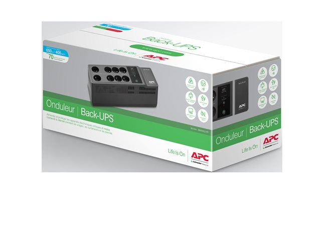 APC Back-UPS 650VA 230V 1USB charging