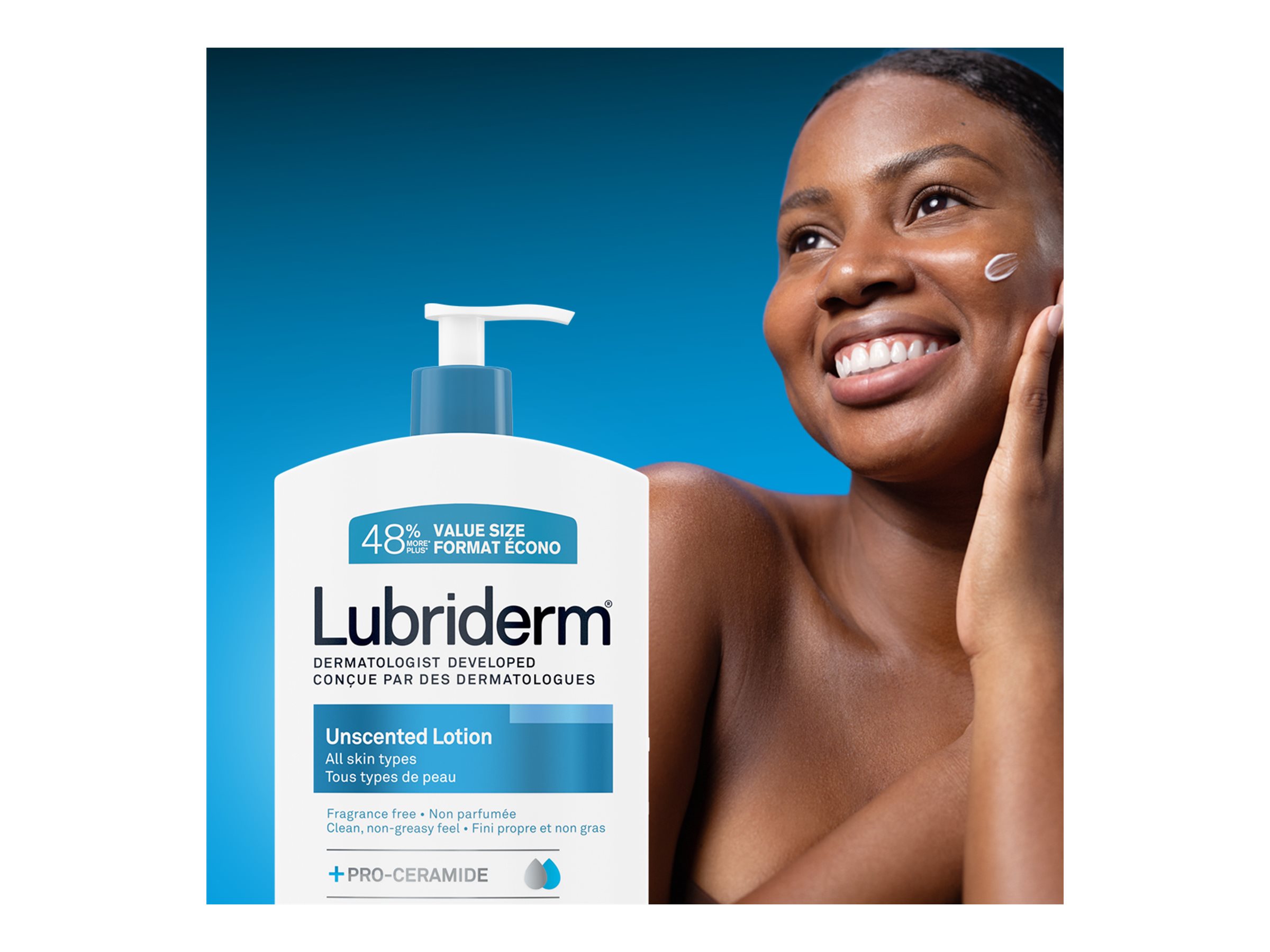 LUBRIDERM UNSCENTED MOISTURE 710ML