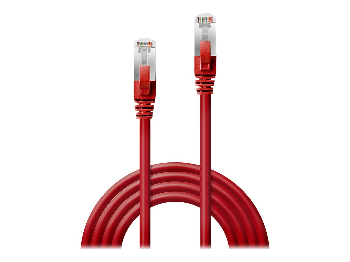 LINDY S/FTP Cat.6 Cable Red 7.5m