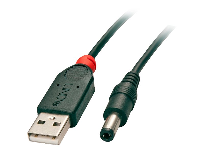 LINDY Cable USB A male DC 5.5/2.5mm