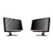 3M Privacy Filters keep confidential information private. Only persons directly in front of the monitor can see the image on screen; others on either side of them see a darkened screen. Designed to fit widescreen desktop LCD monitors with a diagonally mea – 3M