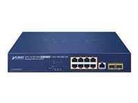 PLANET GS-4210-8UP2S Switch 10-porte Gigabit Ethernet PoE++