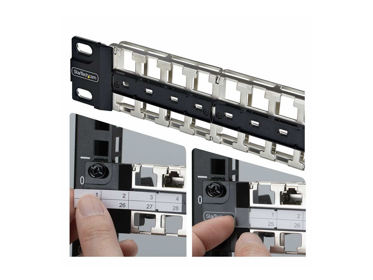 48 Port 1U Blank Keystone Patch Panel – foto 5