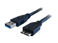 Comprehensive USB cable Micro-USB Type B (M) to USB Type A (M) USB 3.0 15 ft molded 