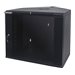 Intellinet 19 Corner Wallmount Cabinet, 9U, 600mm Depth, Max 60kg, Assembled, Black