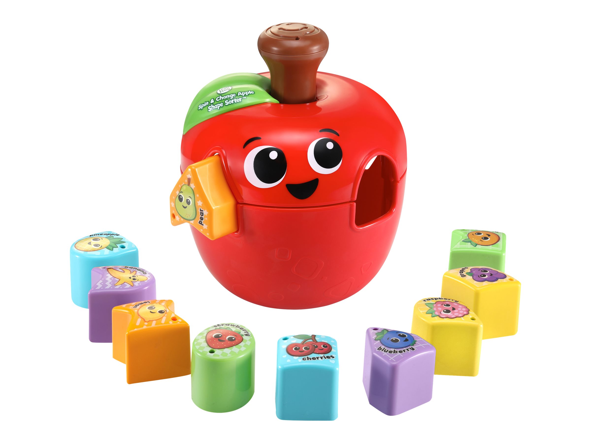 LeapFrog Spin & Change Apple Shape Sorter