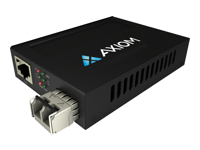 Axiom POE (PSE) Series - Convertisseur de média à fibre optique - 1GbE - 10Base-T, 100Base-TX, 1000Base-T, 1000Base-SX / LC multi-mode 
