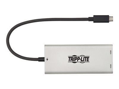 Tripp Lite High-Speed USB-C to HDMI Fiber Active Optical Cable (AOC) - UHD  4K 60 Hz, HDR, CL3 Rated, Black, 50 m - adapter cable - HDMI / USB - 164 ft