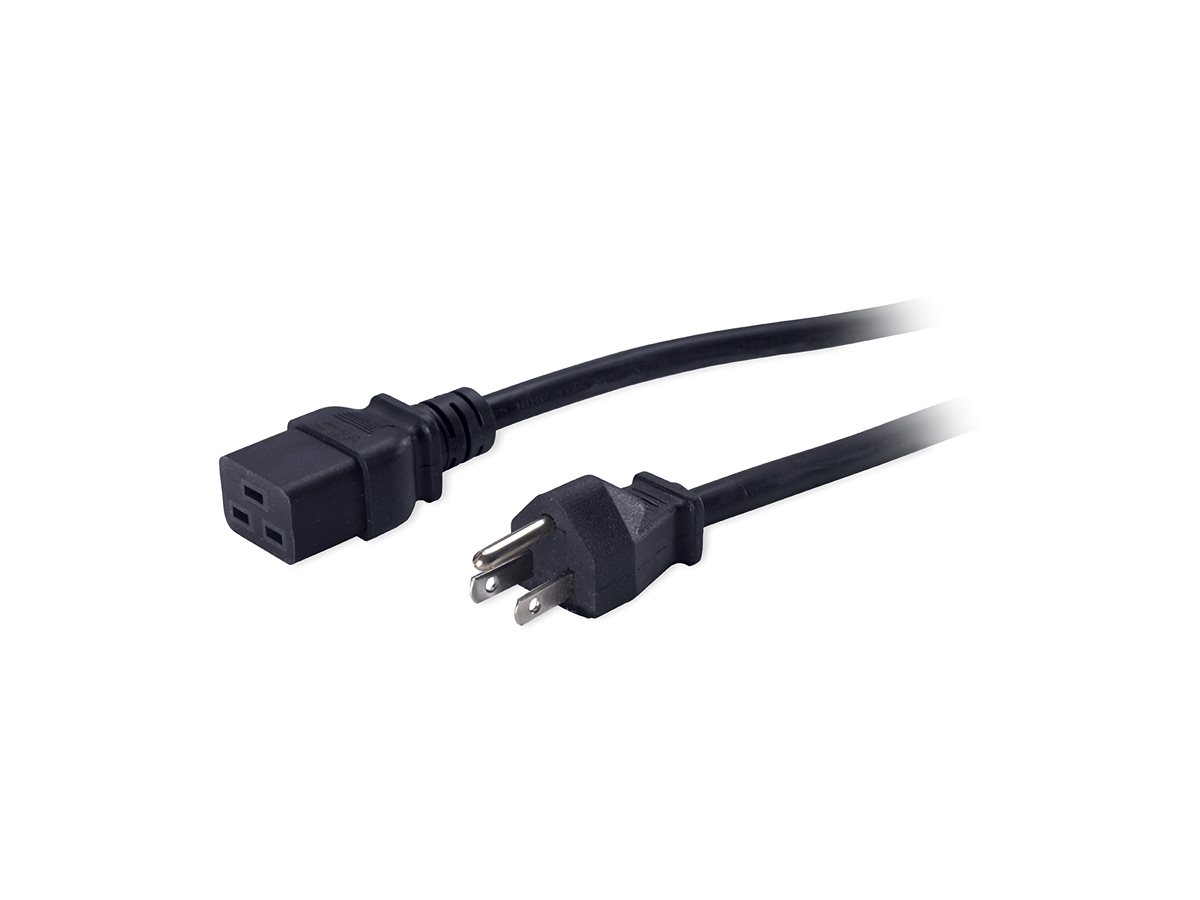 APC - elektrický kabel - IEC 60320 C19 do NEMA 5-15 - 2.4 m – foto 2