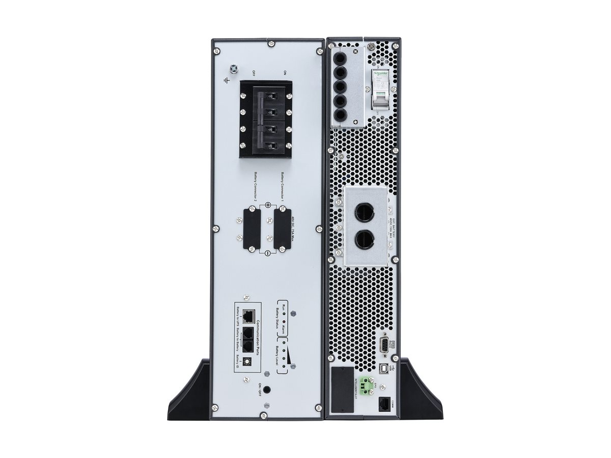 APC Easy UPS On-Line - UPS - prodlužovaný provoz, pevný výstup (1P+N+E), inteligentní slot pro karty, s montážním rámem - 6 kW - 6000 VA - Li-Ion – foto 6