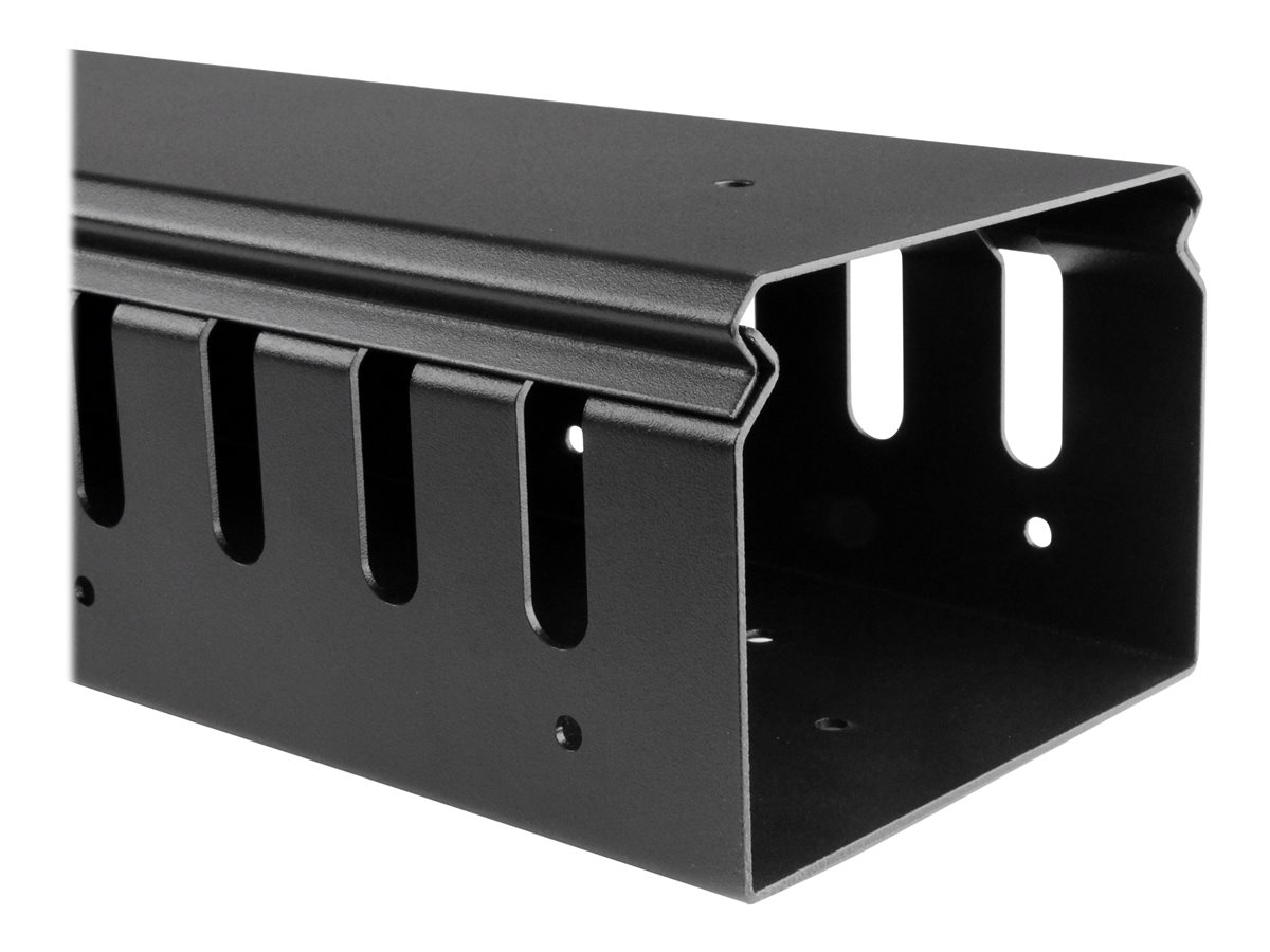 StarTech.com Vertical Cable Organizer with Finger Ducts - Vertical Cable Management Panel - Rack-Mount Cable Raceway - 0U - 6 ft. (CMVER40UF) - kabelový organizér - 40U – foto 7