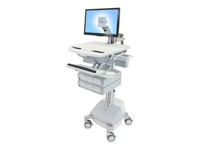 Ergotron StyleView - Cart for LCD display / keyboard / mouse / CPU / notebook / barcode scanner (open architecture)