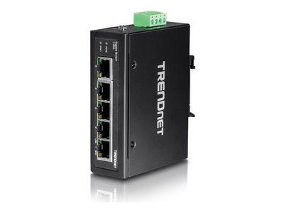 TRENDnet Industrie Switch 5 Port Gbit IP30 Metall - TI-G50