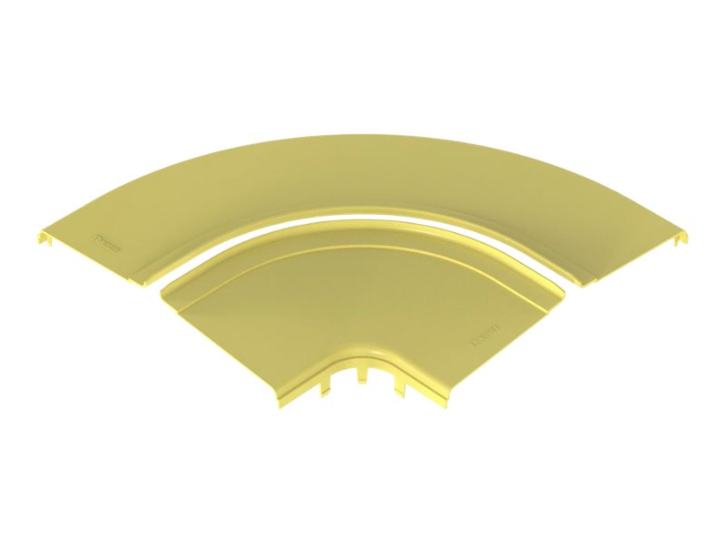 Panduit FiberRunner - Cable raceway right angle fitting (horizontal)