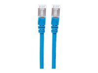 Intellinet Network Patch Cable, Cat6, 3m, Blue, Copper, S/FTP, LSOH / LSZH, PVC, RJ45, Gold Plated Contacts, Snagless, Booted