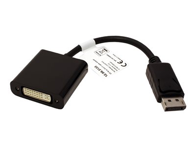 7611990129164 - VALUE - Display-Adapter - Dual Link - DisplayPort (M) zu DVI-D (W) - 15 cm - geformt passiv