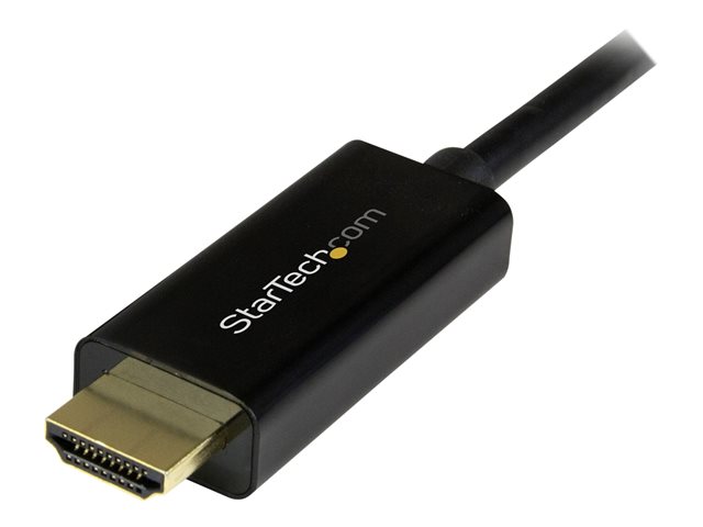 StarTech.com 5m (16 ft) DisplayPort to HDMI Adapter Cable - 4K DisplayPort to HDMI Converter Cable - Computer Monitor Cable (DP2HDMM5MB)