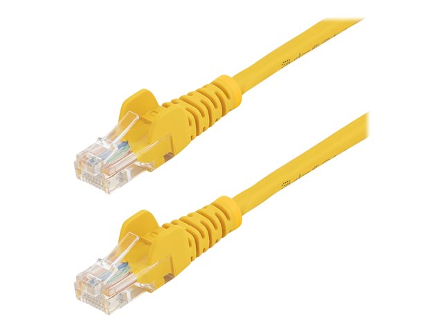 Image of StarTech.com 1m Yellow Cat5e / Cat 5 Snagless Patch Cable - patch cable - 1 m - yellow
