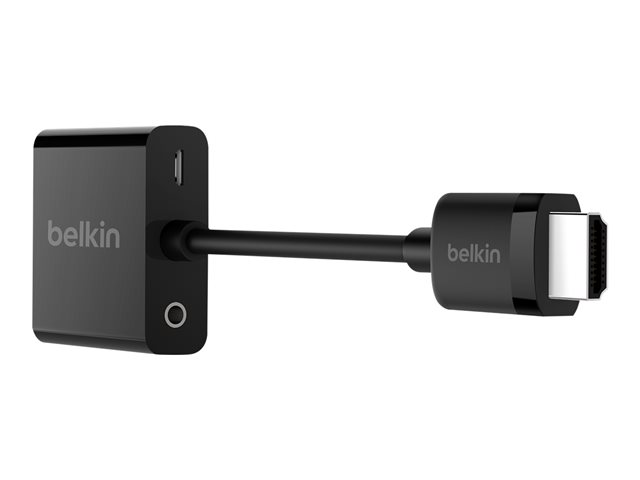 Belkin HDMI to VGA + 3.5mm Audio Adapter, M/F, 1080p