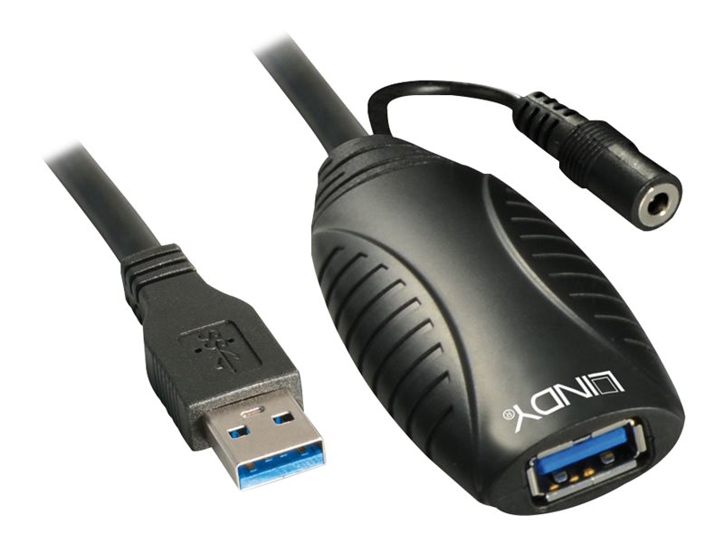 LINDY USB 3.0 Active Repeater Cable - cble de rallonge USB - USB, USB 2.0, USB 3.0