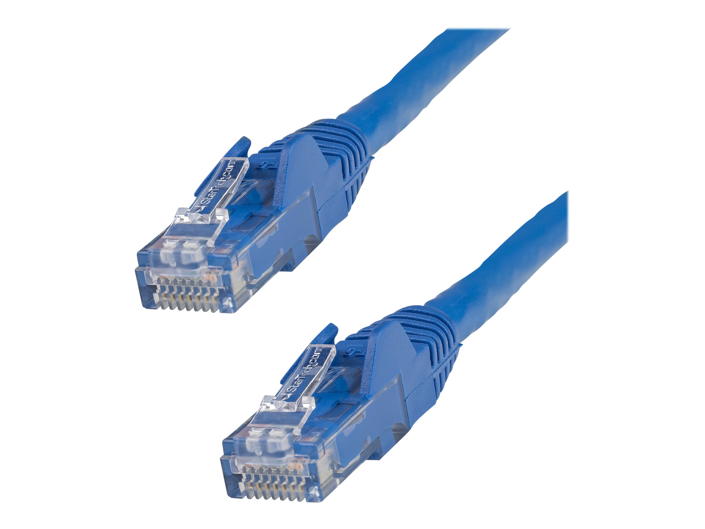 StarTech.com 75ft CAT6 Ethernet Cable, 10 Gigabit Snagless RJ45 650MHz 100W PoE Patch Cord, CAT 6 10GbE UTP Network Cable w/Strain Relief, Blue, Fluke Tested/Wiring is UL Certified/TIA
