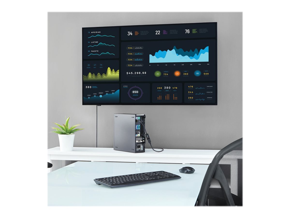 StarTech.com DisplayPort 1.2 to HDMI Adapter - 4K 30Hz - Active Audio Video Converter for DP laptop computers and HDMI Monitor Displays (DP2HD4KS) - nástroj pro převod videa – foto 5