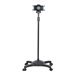 Mobile Tablet Stand w/ Lockable Wheels, Height Adj