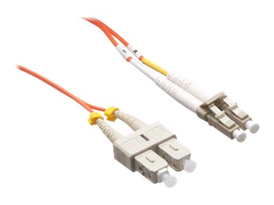 Axiom LC-SC Multimode Duplex OM2 50/125 Fiber Optic Cable