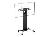 Vision cart - heavy-duty - for flat panel - matte black