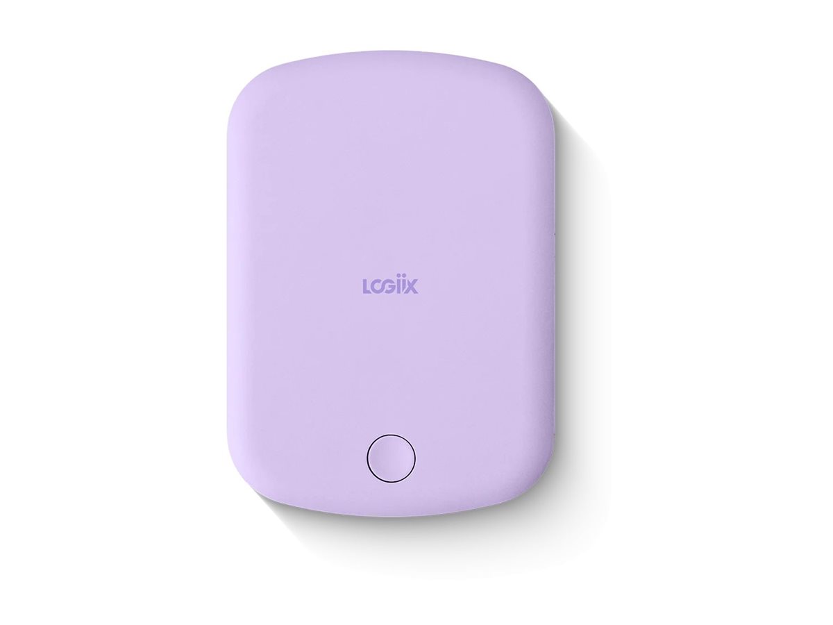 LOGiiX Piston Power 5000 Mag 5000mAh Wireless Power Bank - Lavender - LGX-13839