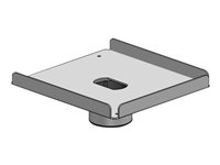 SpacePole Essentials Mounting component (mounting plate) for printer black