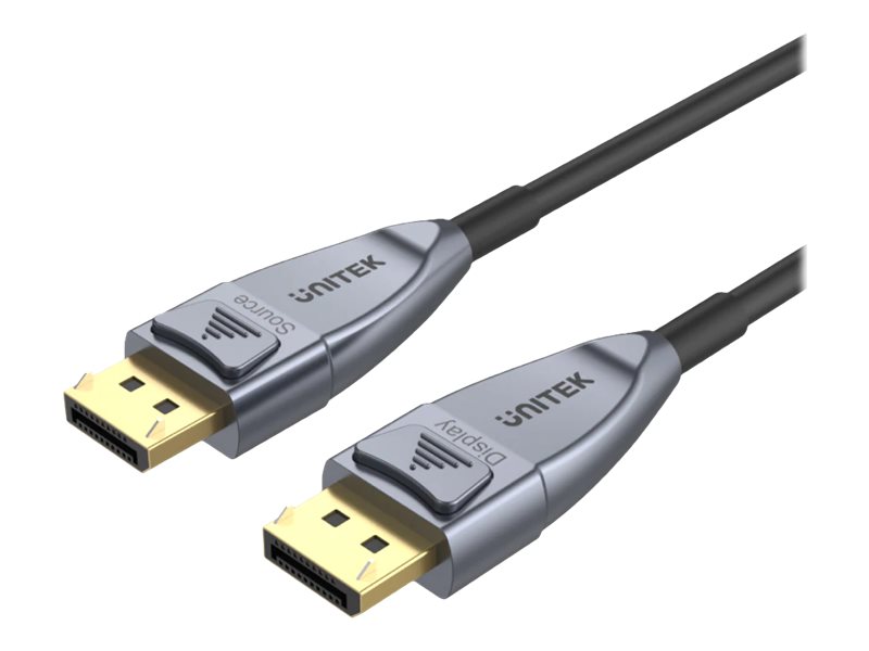 Unitek Ultrapro C1617GY DisplayPort cable DisplayPort to DisplayPort 15 Product shot Right-angle 79550