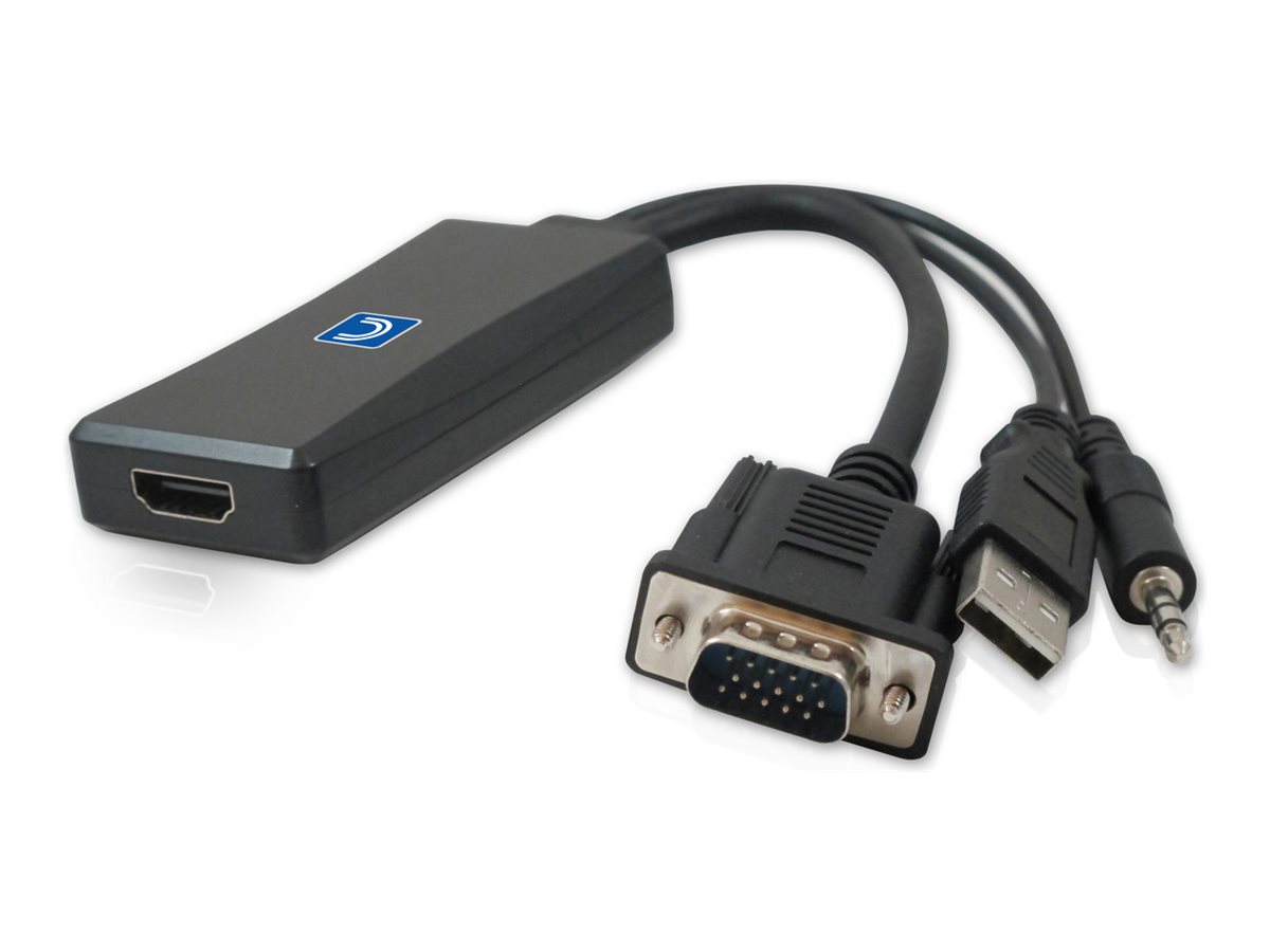 Comprehensive VGA to HDMI Converter Adapter with Audio