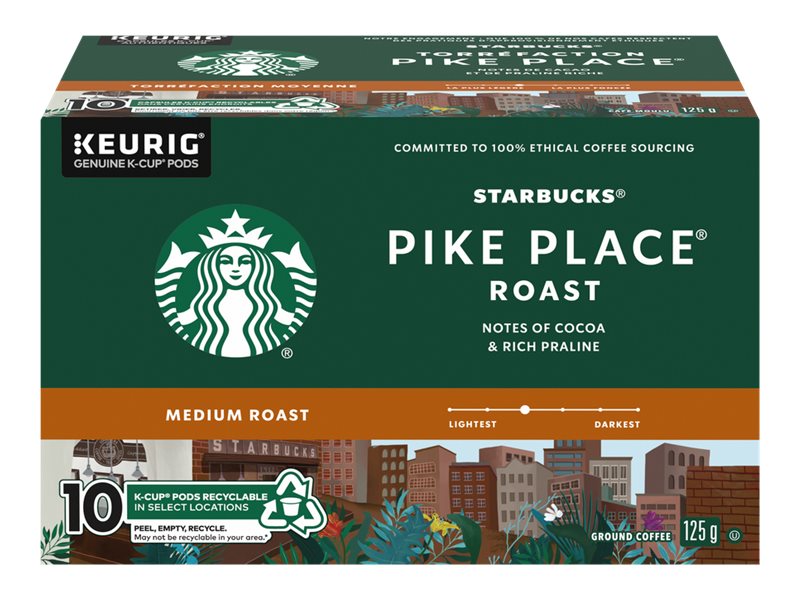 Starbucks K-Cup Coffee - Pike Place - 10s