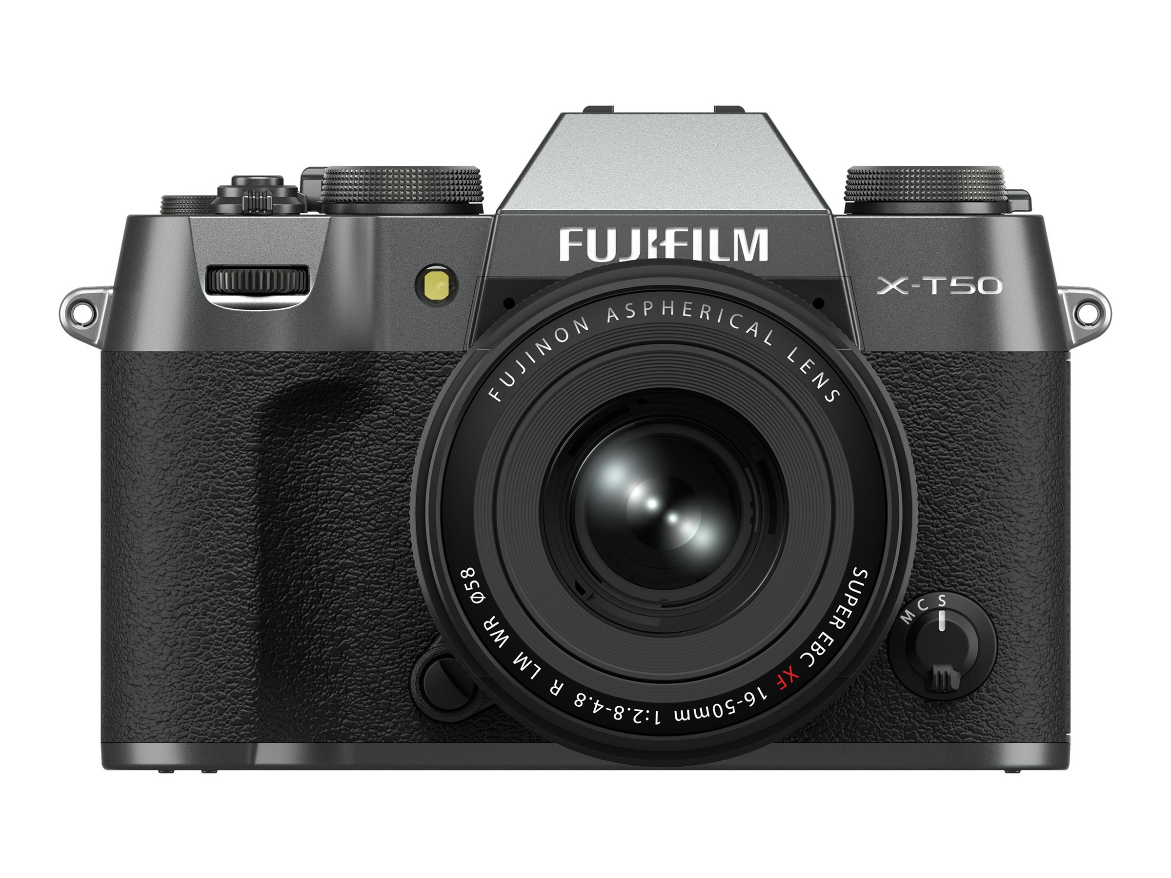 Fujifilm X Series X-T50 Mirrorless Digital Camera with XF 16-50mm R LM WR Lens - Charcoal Silver - 600024065