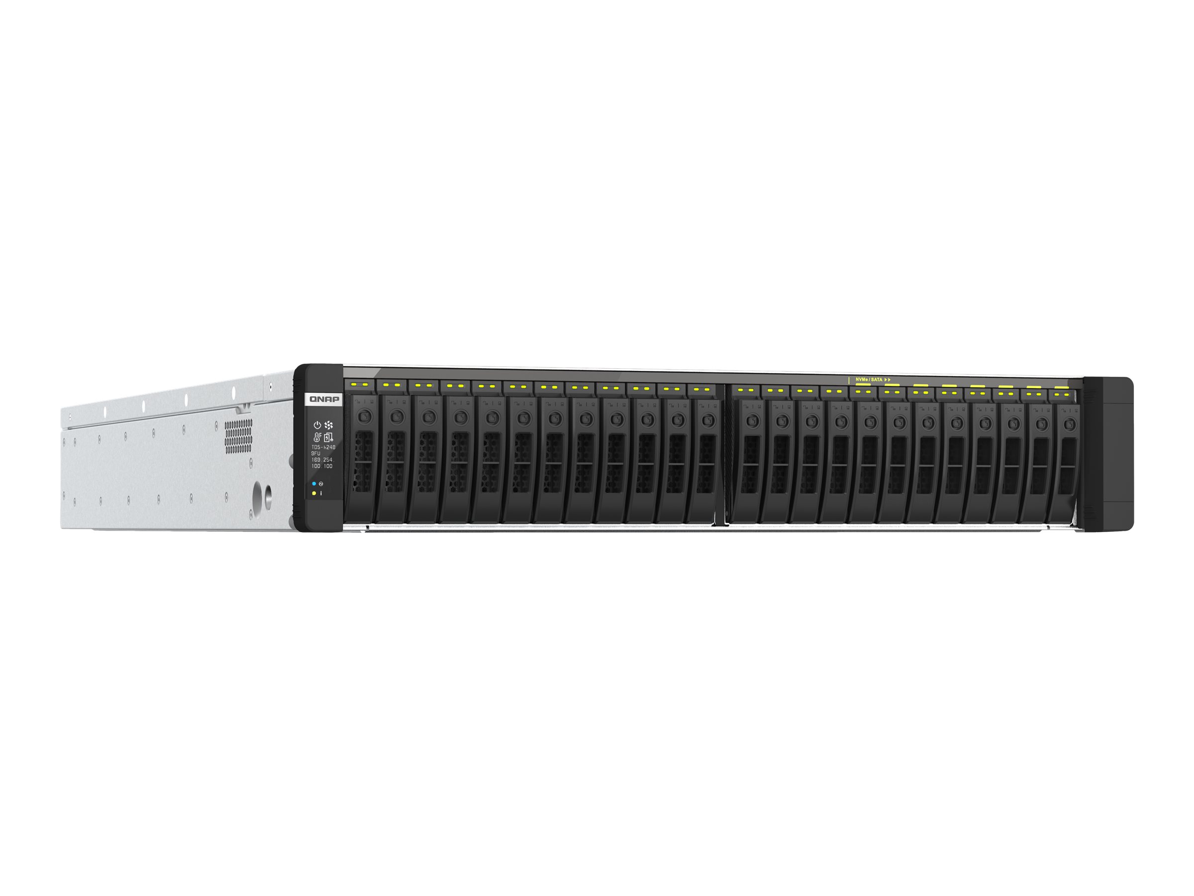 QNAP TDS-h2489FU-4309Y-64G NAS Product shot Front 79950