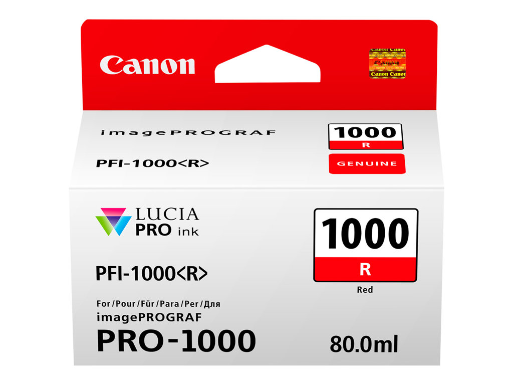 CANON 2LB PFI-1000r Ink Red Standard