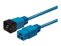 LINDY 3m IEC C19 to IEC C20 ext. Blue