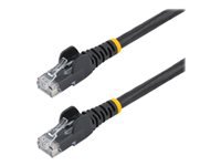 Startech 25ft CAT6 Ethernet Cable, 10 Gigabit Snagless RJ45 650MHz 100W PoE Patch Cord, CAT 6 10GbE UTP Network Cable w/Strain Relief, Black, Wiring is UL Certified/TIA - Category 6 - 24AWG (N6PATCH25BK)