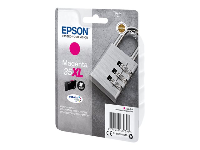 Image of Epson 35XL - XL - magenta - original - ink cartridge